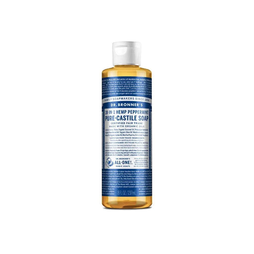 Dr. Bronner's Liquid Castile Soap - Peppermint-Dr Bronner-237 ml-Hello Charlie