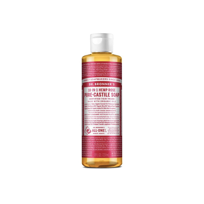 Dr. Bronner's Liquid Castile Soap - Rose - Hello Charlie