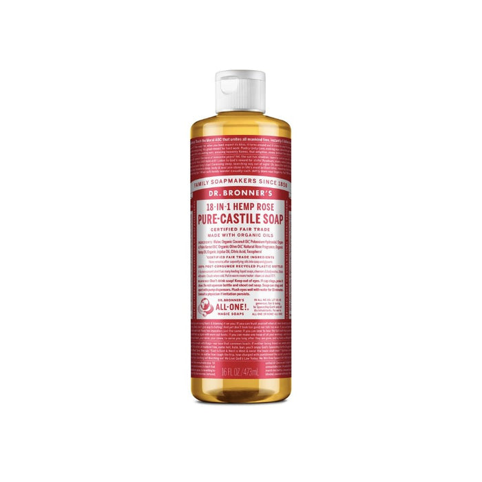 Dr. Bronner's Liquid Castile Soap - Rose - Hello Charlie