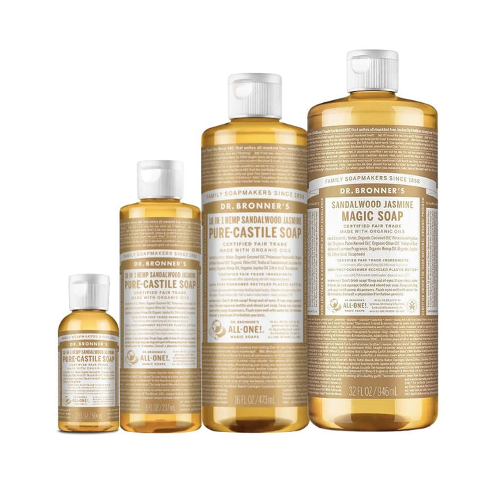 Dr. Bronner's Liquid Castile Soap - Sandalwood Jasmine - Hello Charlie