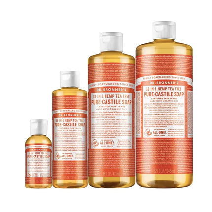 Dr. Bronner's Liquid Castile Soap - Tea Tree-Dr Bronner-59 ml-Hello Charlie