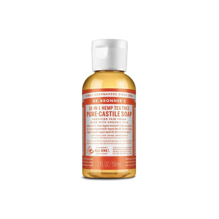 Dr. Bronner's Liquid Castile Soap - Tea Tree-Dr Bronner-59 ml-Hello Charlie