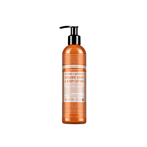 Dr. Bronner's Organic Hand and Body Lotion - Orange Lavender - Hello Charlie