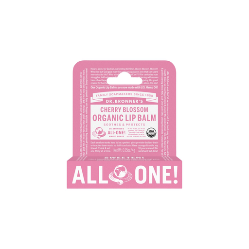 Dr. Bronner's Organic Lip Balm - Cherry Blossom - Hello Charlie