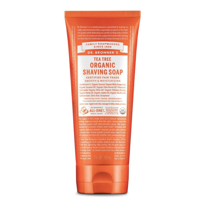 Dr. Bronner's Organic Shave Soap - Tea Tree - Hello Charlie