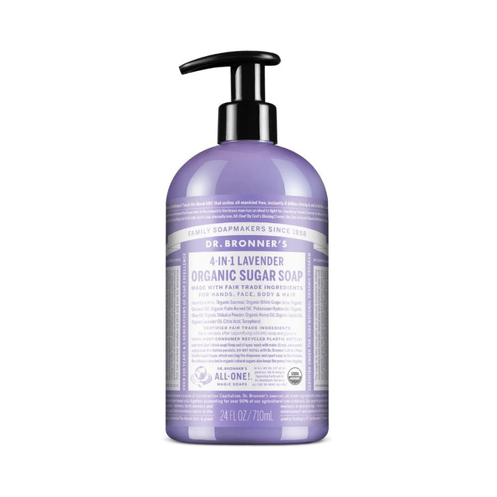 Dr. Bronner's Organic Sugar Soap - Lavender - Hello Charlie