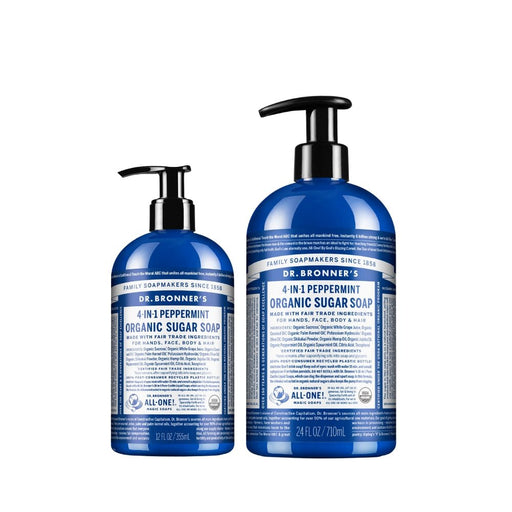 Dr. Bronner's Organic Sugar Soap - Peppermint - Hello Charlie