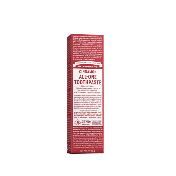 Dr. Bronner's Toothpaste - Cinnamon - Hello Charlie