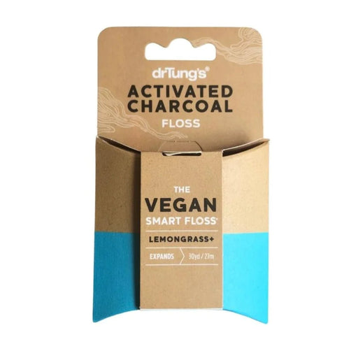 Dr Tung's Natural Dental Floss - Charcoal & Lemongrass - Hello Charlie