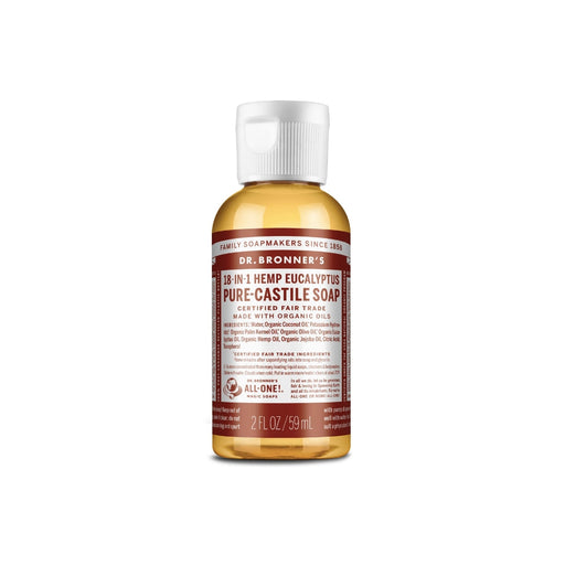 Dr. Bronner's Liquid Castile Soap - Eucalyptus-59 ml-Hello-Charlie