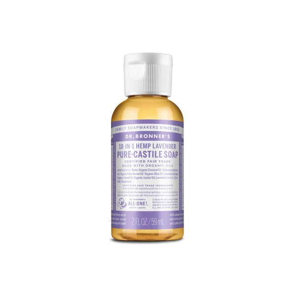 Dr. Bronner's Liquid Castile Soap - Lavender-59 ml-Hello-Charlie