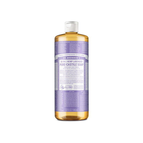 Dr. Bronner's Liquid Castile Soap - Lavender-946 ml-Hello-Charlie