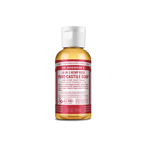 Dr. Bronner's Liquid Castile Soap - Rose-59 ml-Hello-Charlie