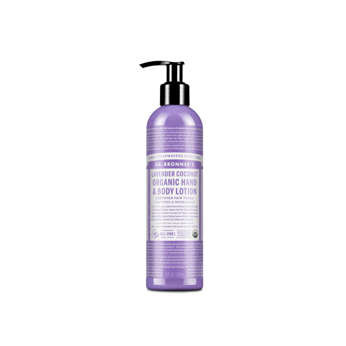 Dr. Bronner's Organic Hand and Body Lotion - Lavender Coconut-Hello-Charlie