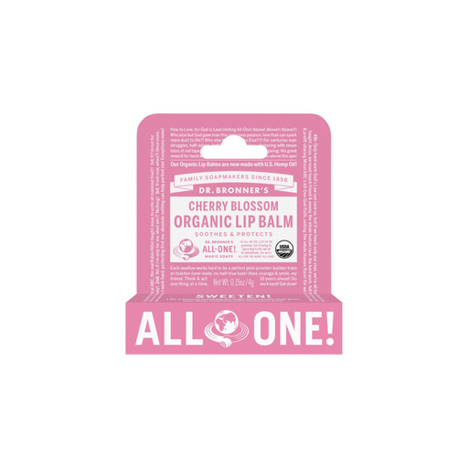 Dr. Bronner's Organic Lip Balm - Cherry Blossom-Hello-Charlie