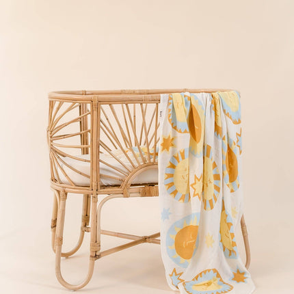 Kiin Baby Organic Muslin Swaddle - Sunny Day (Limited Edition): Sunny Day