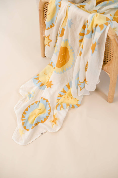 Organic Muslin Swaddle - Sunny Day (Limited Edition): Sunny Day