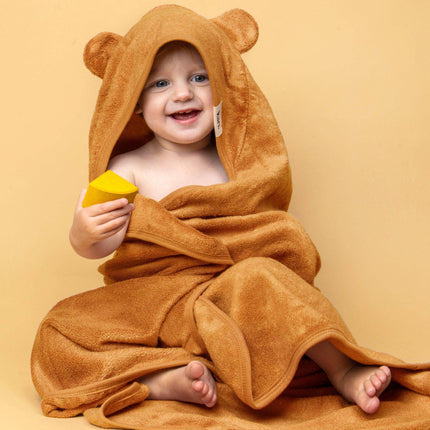 Kiin Baby Hooded Towel: Peony