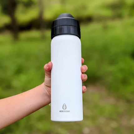 Ecococoon Insulated Drink Bottle - 600ml-Ecococoon-Blank Onyx-Hello Charlie