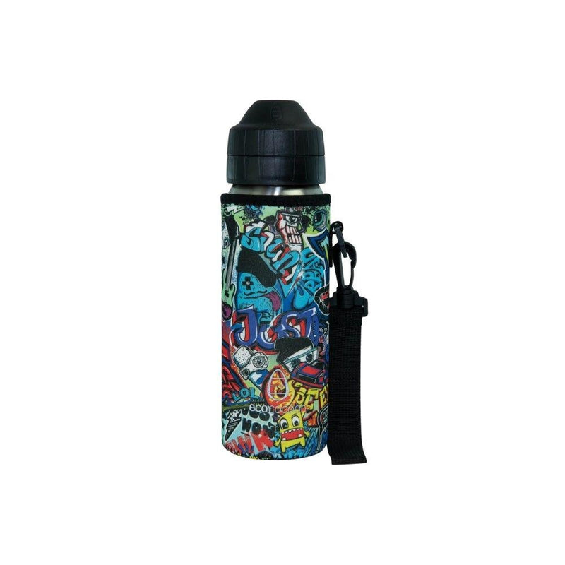 Ecococoon Large Drink Bottle Cover-Ecococoon-Graffiti-Hello Charlie