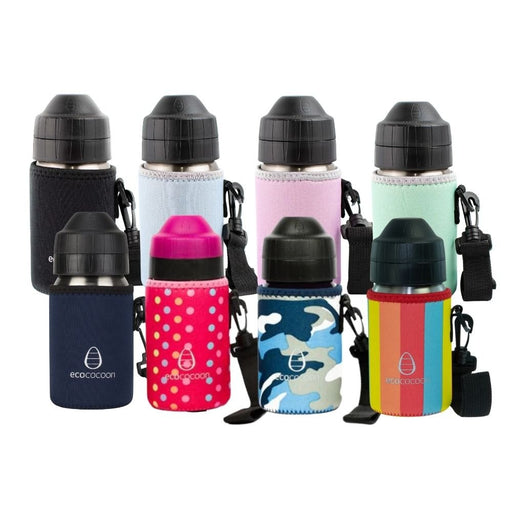 Ecococoon Small Drink Bottle Cover - Hello Charlie