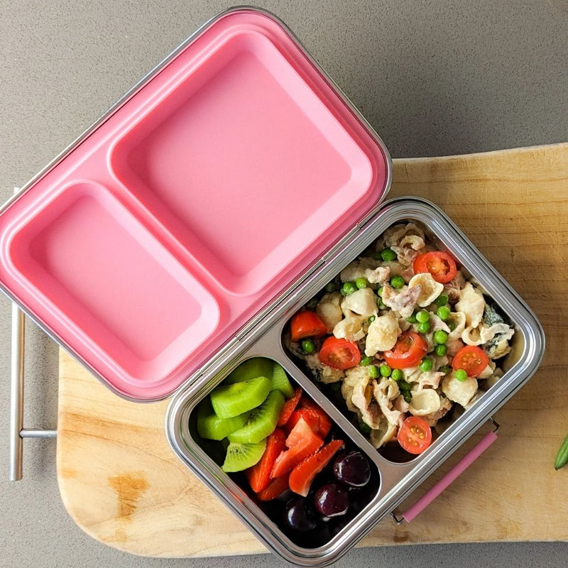 Ecococoon Stainless Steel Bento Box 2-Ecococoon-Pink Rose-Hello Charlie
