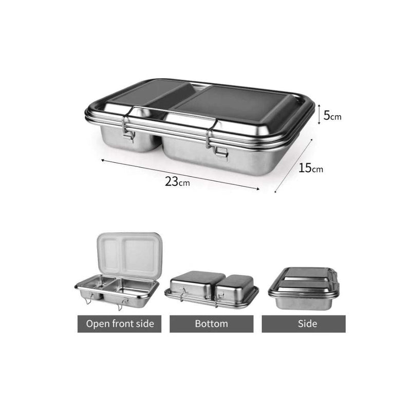 Ecococoon Stainless Steel Bento Box 2-Ecococoon-Pink Rose-Hello Charlie