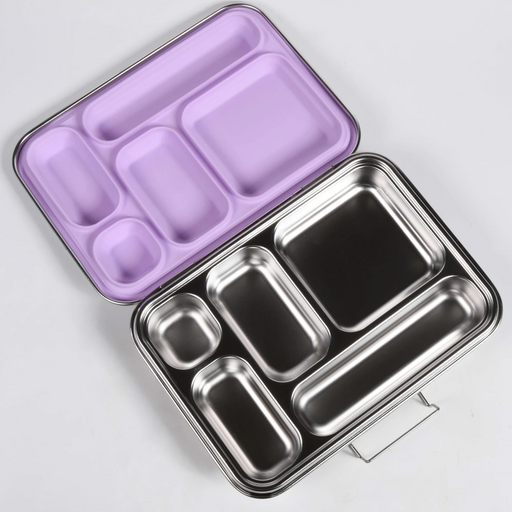 Ecococoon Stainless Steel Bento Box 5-Grape-Hello-Charlie