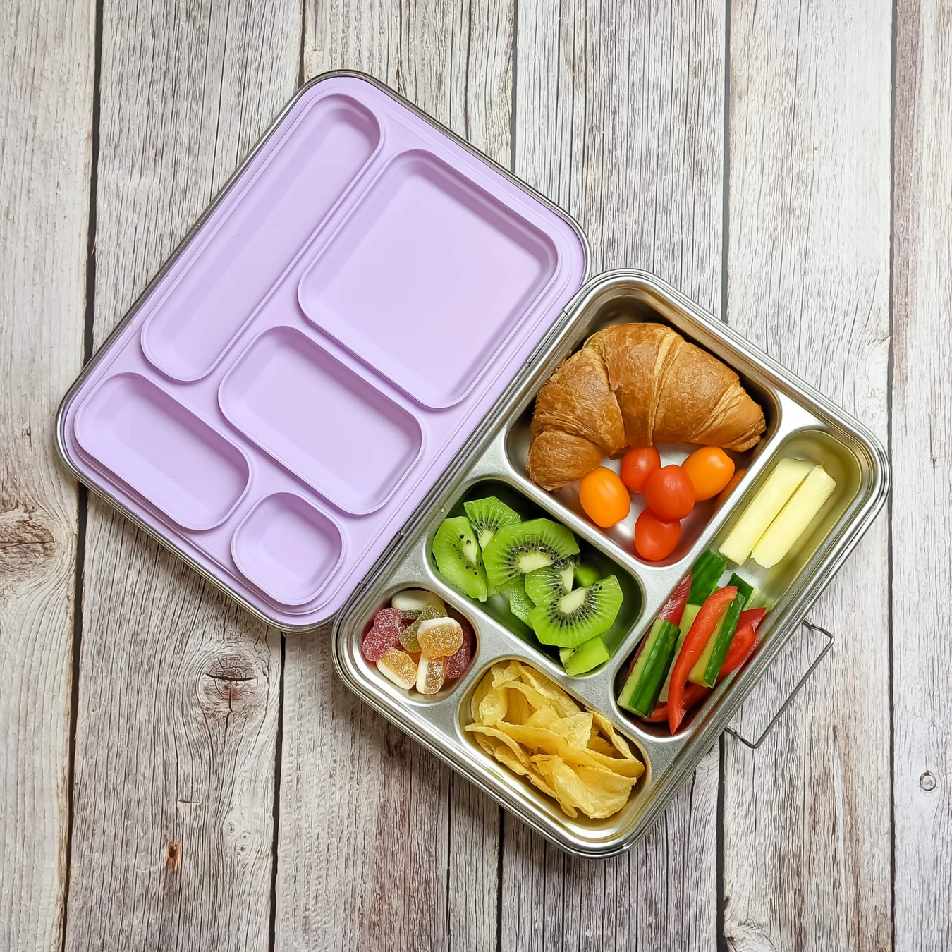 Ecococoon Stainless Steel Bento Box 5--Hello-Charlie