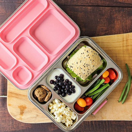 Ecococoon Stainless Steel Bento Box 5-Ecococoon-Pink Rose-Hello Charlie