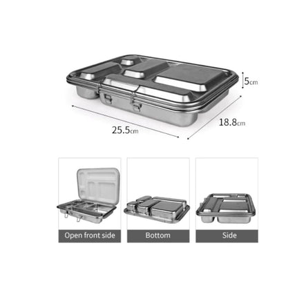 Ecococoon Stainless Steel Bento Box 5-Ecococoon-Pink Rose-Hello Charlie