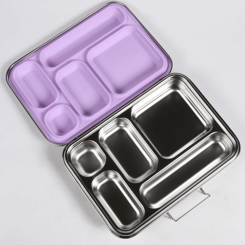 Ecococoon Stainless Steel Bento Box 5-Ecococoon-Grape-Hello Charlie