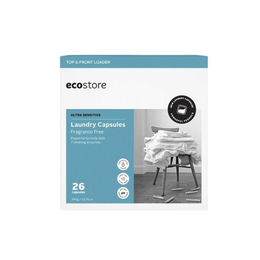 Ecostore Laundry Detergent Capsules - Ultra Sensitive - Hello Charlie