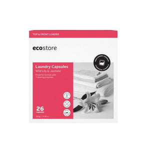 Ecostore Laundry Detergent Capsules - Wild Lily & Jasmine-Hello-Charlie