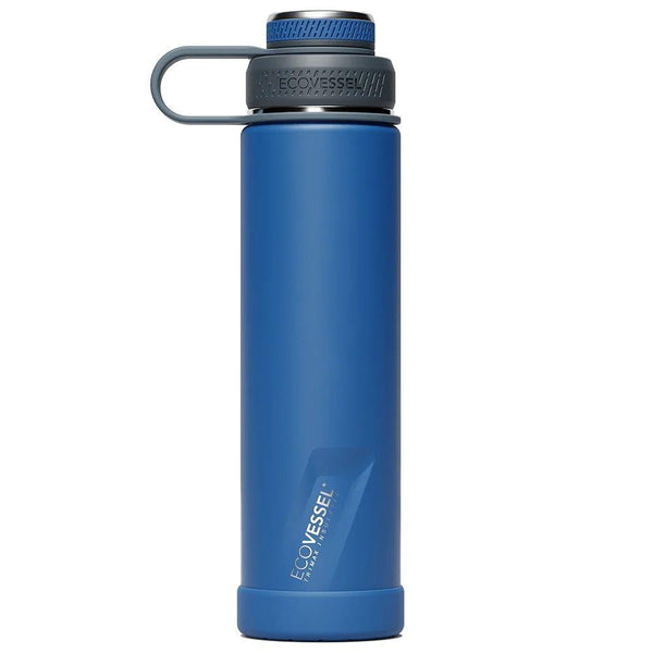 EcoVessel The Boulder TriMax Triple Insulated Water Bottle with Strainer - 700ml-Galactic Ocean-Hello-Charlie