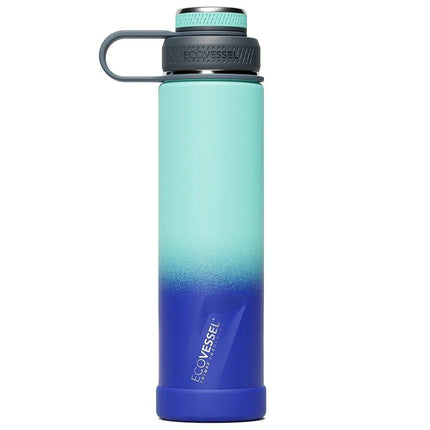 EcoVessel The Boulder TriMax Triple Insulated Water Bottle with Strainer - 700ml-EcoVessel-Galactic Ocean-Hello Charlie