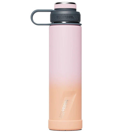 EcoVessel The Boulder TriMax Triple Insulated Water Bottle with Strainer - 700ml-EcoVessel-Black Shadow-Hello Charlie