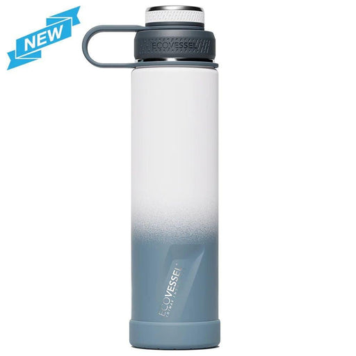 EcoVessel The Boulder TriMax Triple Insulated Water Bottle with Strainer - 700ml-EcoVessel-Winter Storm-Hello Charlie