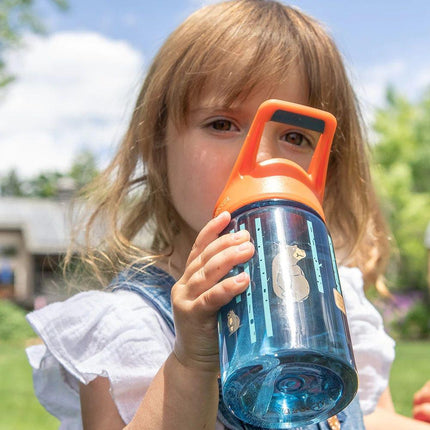 EcoVessel The Splash Kids Tritan Water Bottle with Straw - 355ml-EcoVessel-Fox-Hello Charlie