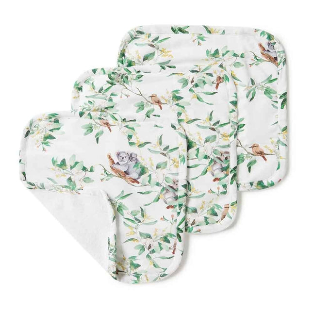 Snuggle Hunny Eucalypt Organic Wash Cloths - 3 Pack
