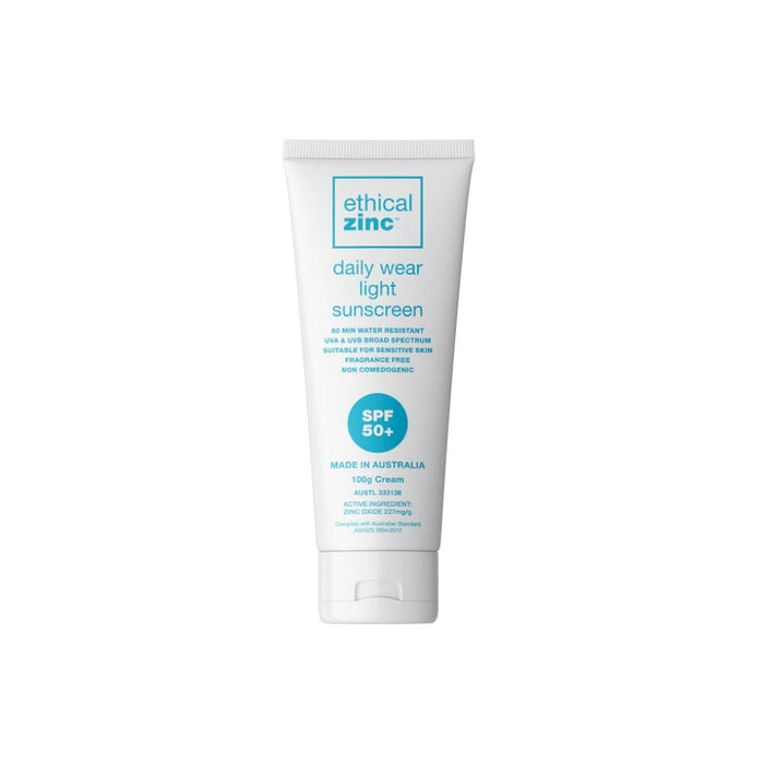 Ethical Zinc Daily Wear Light Sunscreen SPF50+--Hello-Charlie