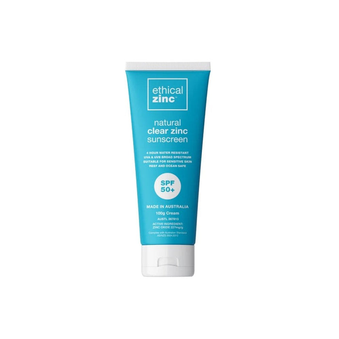 Ethical Zinc Natural Clear Zinc Sunscreen SPF50+--Hello-Charlie