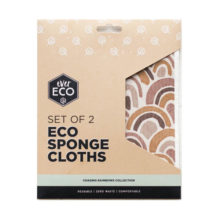 Ever Eco Eco Sponge Cloths - Chasing Rainbows - Hello Charlie