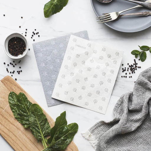 Ever Eco Eco Sponge Cloths - Scandi Leaves - Hello Charlie