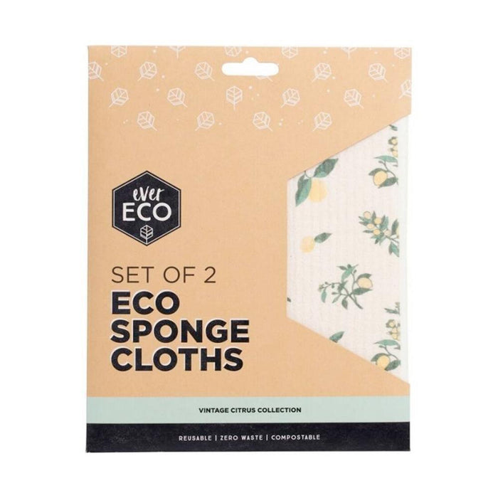 Ever Eco Eco Sponge Cloths - Vintage Citrus - Hello Charlie