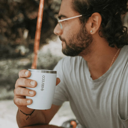 Ever Eco Insulated Coffee Cup - Cloud-Ever Eco-Hello Charlie