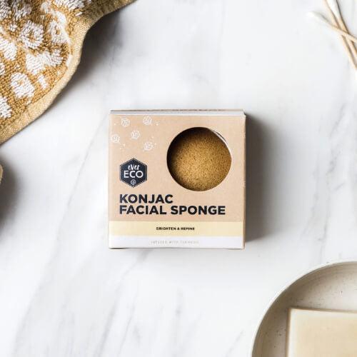 Ever Eco Konjac Facial Sponge - Turmeric - Hello Charlie