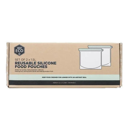 Ever Eco Reusable Silicone Food Pouches Set of 2 - 1.5L-Ever Eco-Hello Charlie