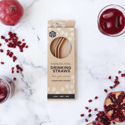 Ever Eco Stainless Steel Straw - Bent Rose-Ever Eco-Twin Pack-Hello Charlie