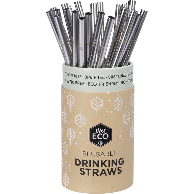 Ever Eco Stainless Steel Straw - Straight - Single-Ever Eco-Hello Charlie